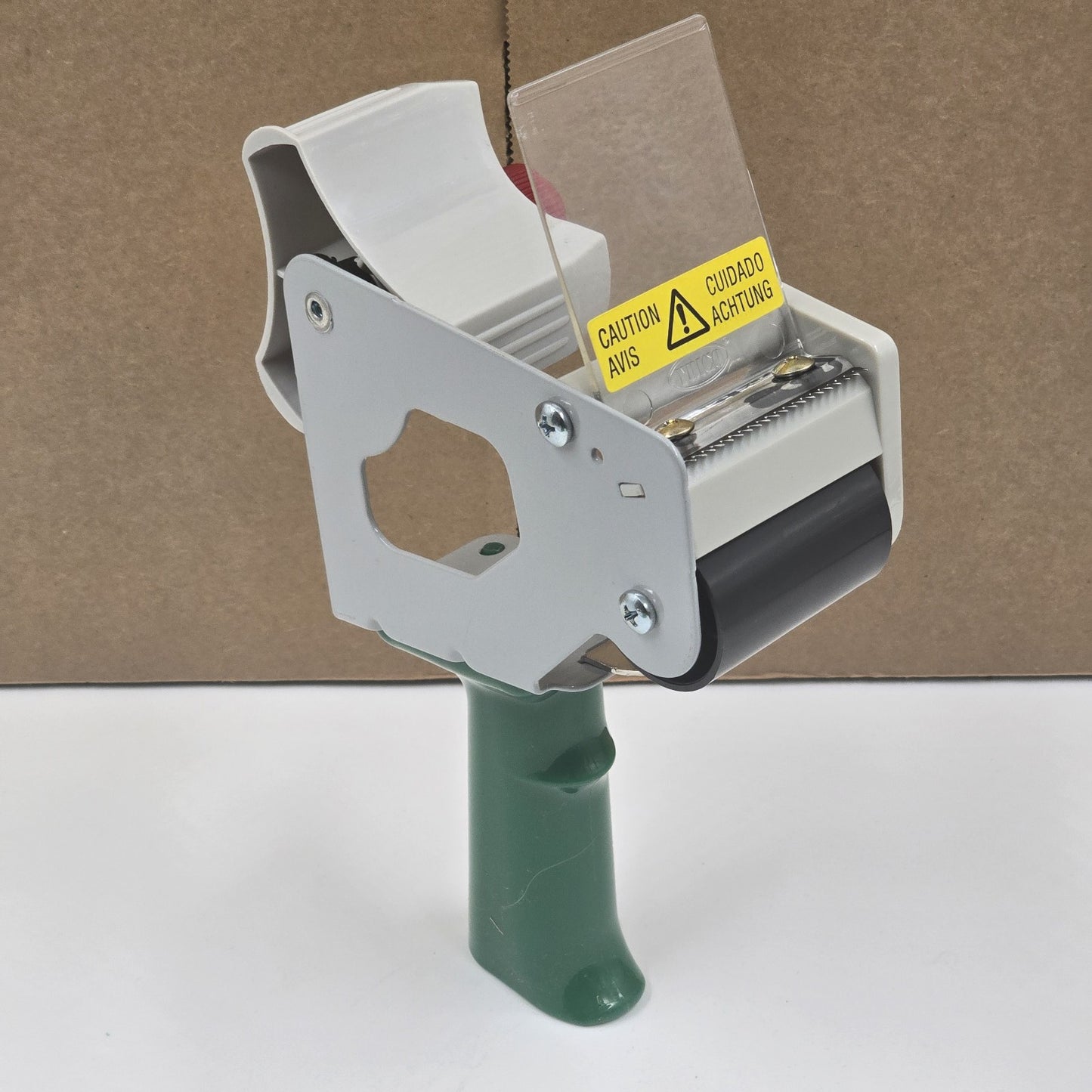 2" Tape Dispenser Pistol Grip High Impact Plastic Adjustable Brake Side Loading