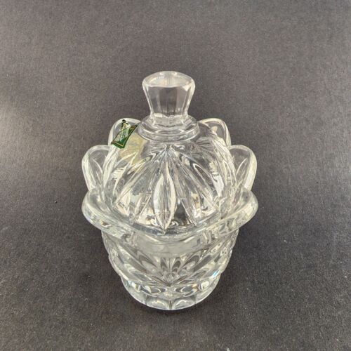Shannon Crystal Sugar and Creamer Designs of Ireland 24% Lead Crystal Scalloped