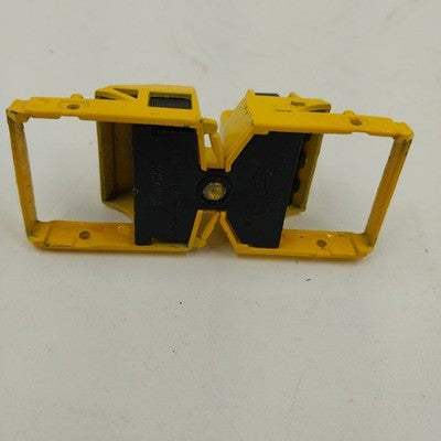 Hot Wheels 69 Road Steam Roller Diecast Car Toy 3" Yellow Vintage 1986 Malaysia