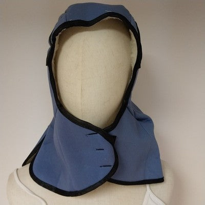 Weldas Hard Hat Cover Liner Winter Blue Sherpa Lined Extra Long Nape 100% Cotton