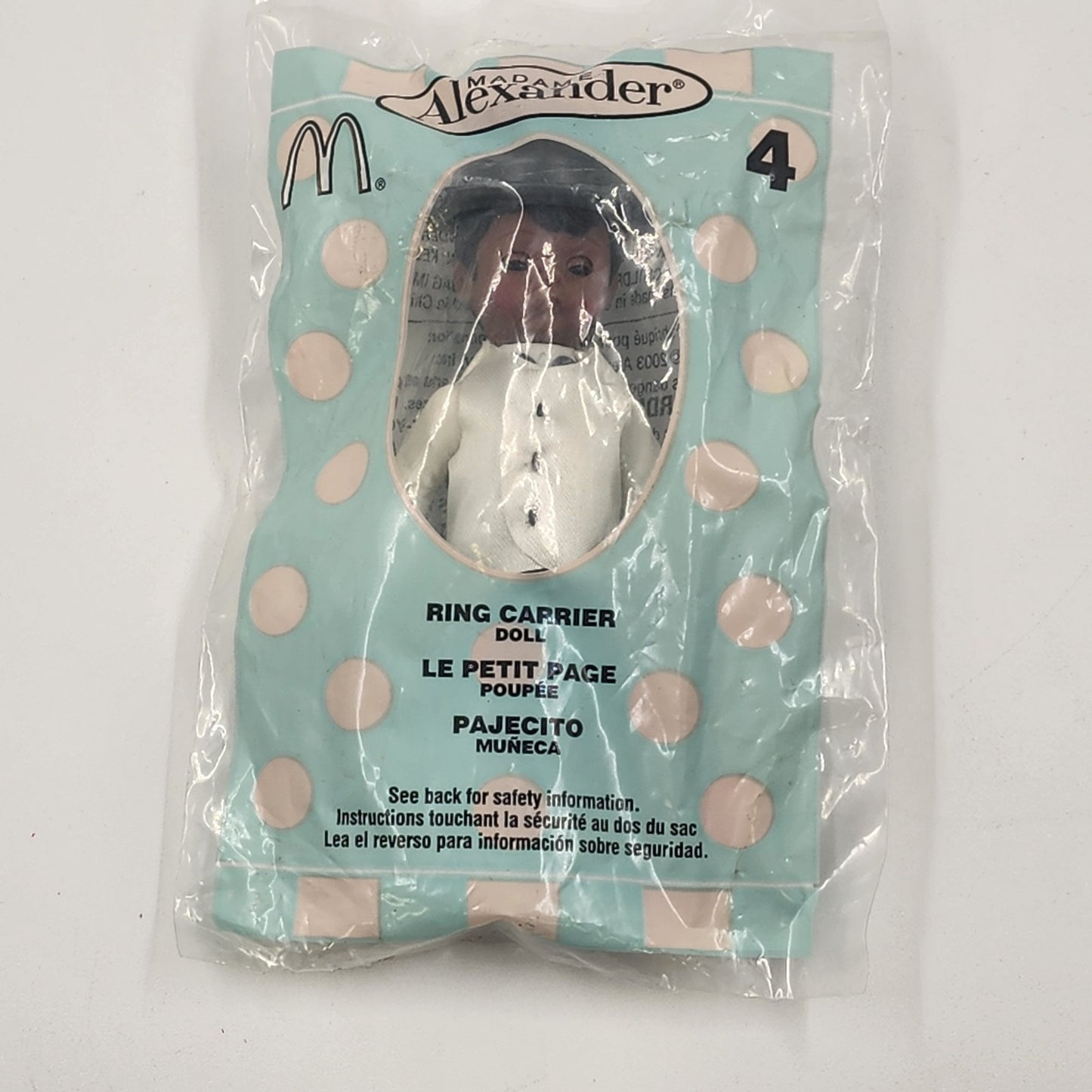 McDonald's 3 Pieces Madame Alexander Happy Meal Toy Dolls No 3 4 10 Sealed 2003