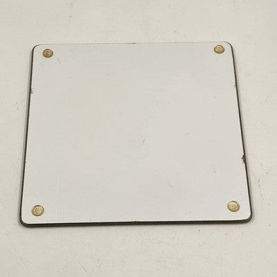 2 Piece Glass Square Trivet Set Temp-Tations by Tara Confetti Kitchen 8" & 7" sq