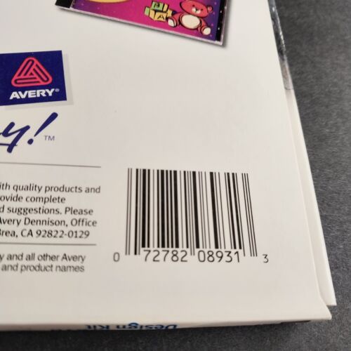 Old Office Stock Avery 8931 White CD DVD Design Kit 333 Sheets Inkjet Labels