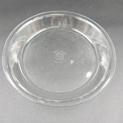 Pyrex 9.5" Pie Plate 209 AA-22 Clear Glass Round Baking Dish Pan Corning Vintage