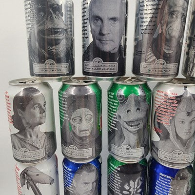 Star Wars Episode 1 The Phantom Menace Mt. Dew Pepsi 24 Empty Can Set 1999