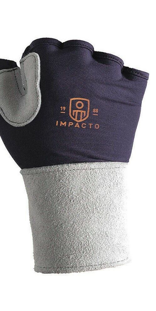 Impacto 704-10 Fingerless Glove Left XL Suede Wrist Support