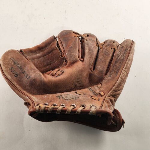Pennant S370 Leather Baseball Glove RH Thrower 8" Childs Size 1960's Style