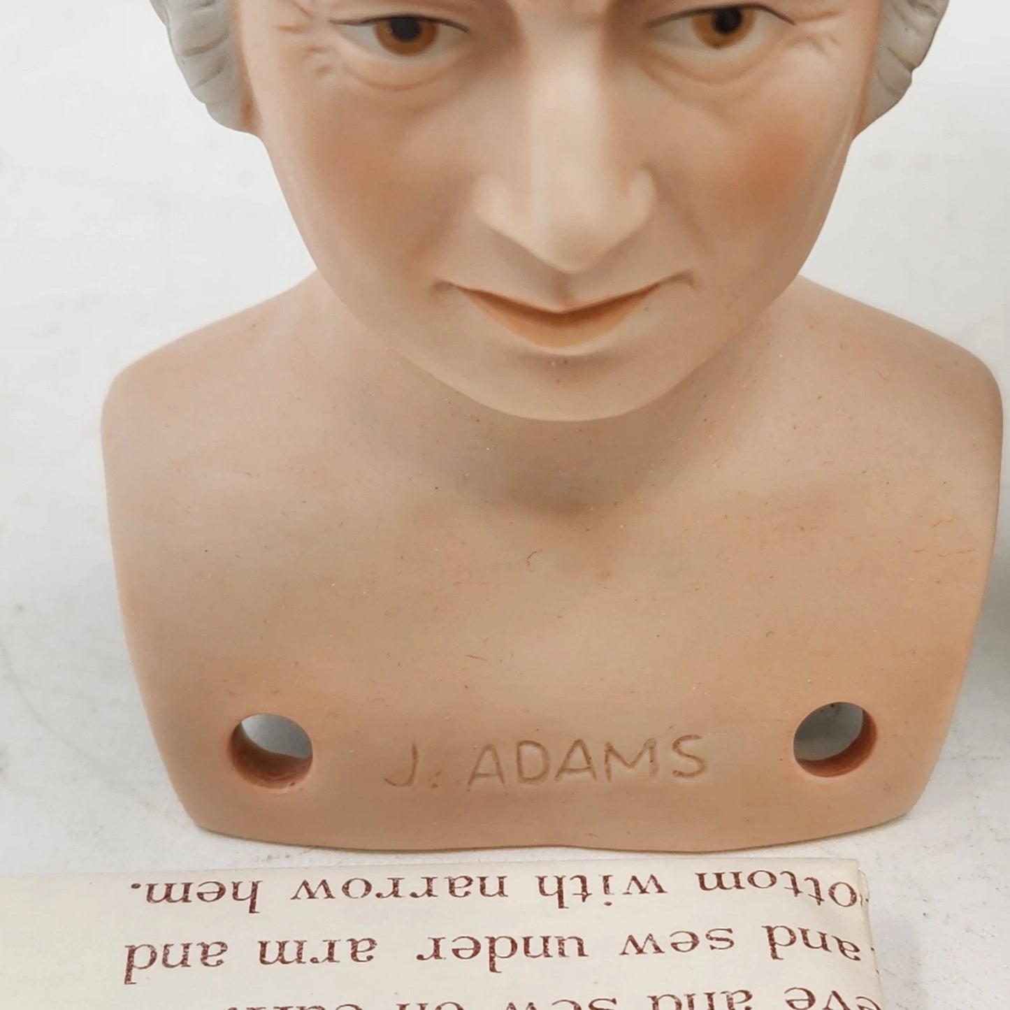 John Adams Doll Kit by Yield House w Head Arms Legs Fabric Pattern Complete