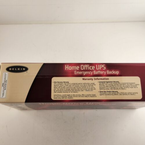 Belkin Home Office UPS Emergency Battery Backup 350VA Open Box NOS