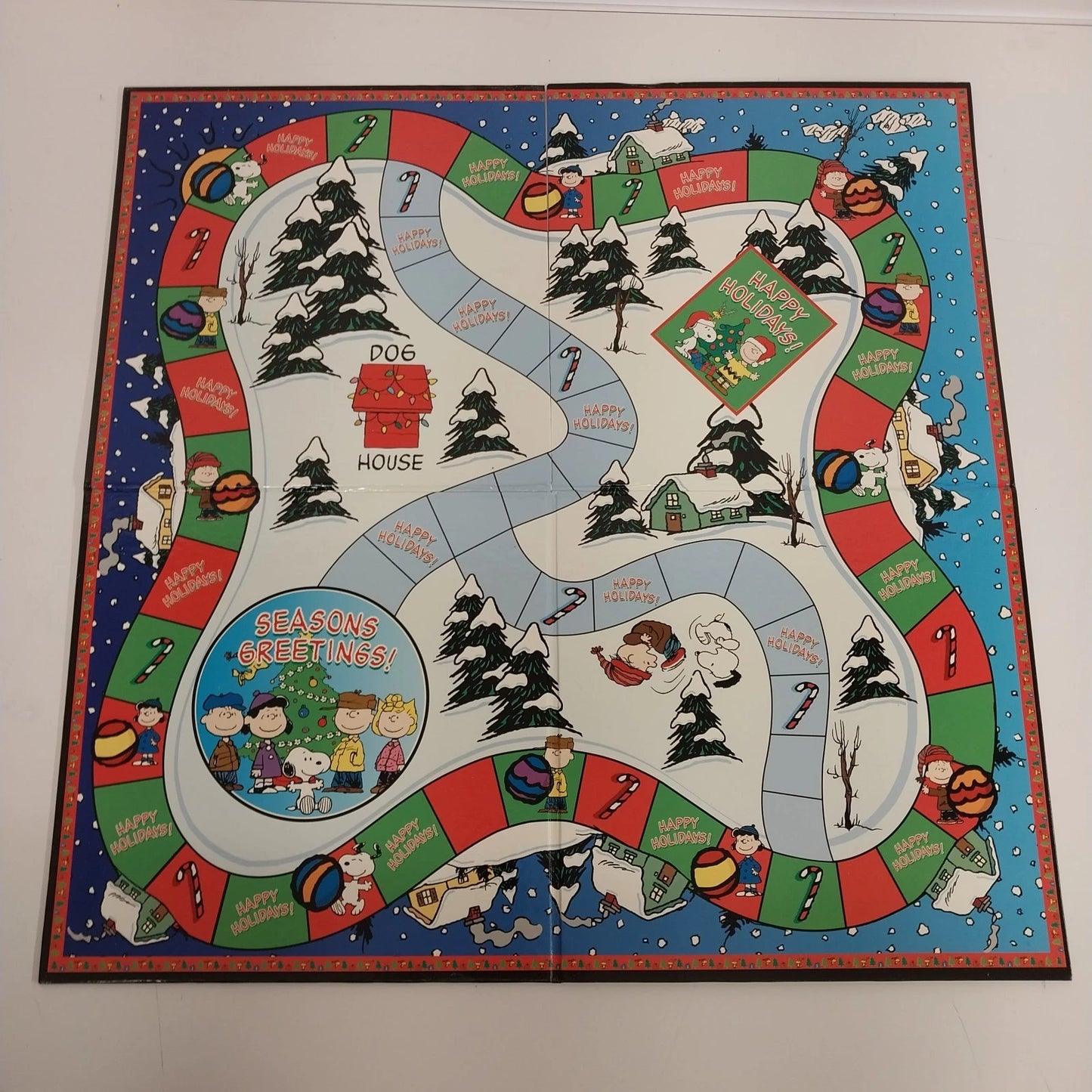 Peanuts Board Game 2008 Fundex Snoopy Kids Boxed "A Charlie Brown Christmas"