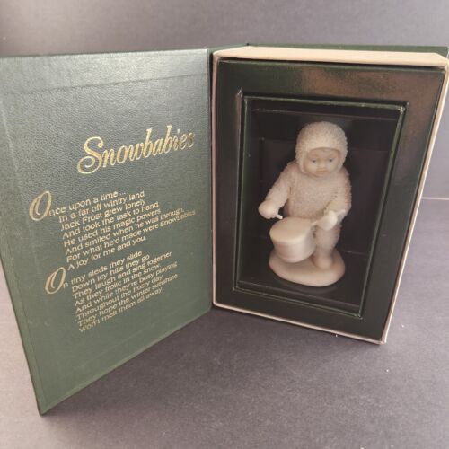 Snowbabies Department 56 Can I Play For You? #6820-9 Little Drummer Retired 4"