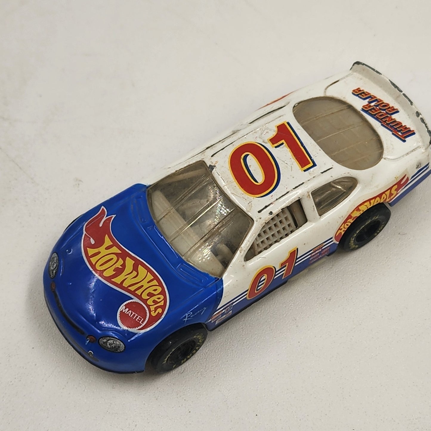 Mattel Hot Wheels #01 Thunder Roller NASCAR Racing Race Car Rare 1997 Vtg China