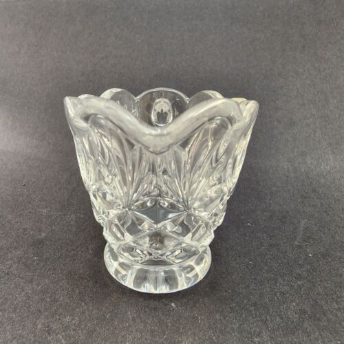 Shannon Crystal Sugar and Creamer Designs of Ireland 24% Lead Crystal Scalloped