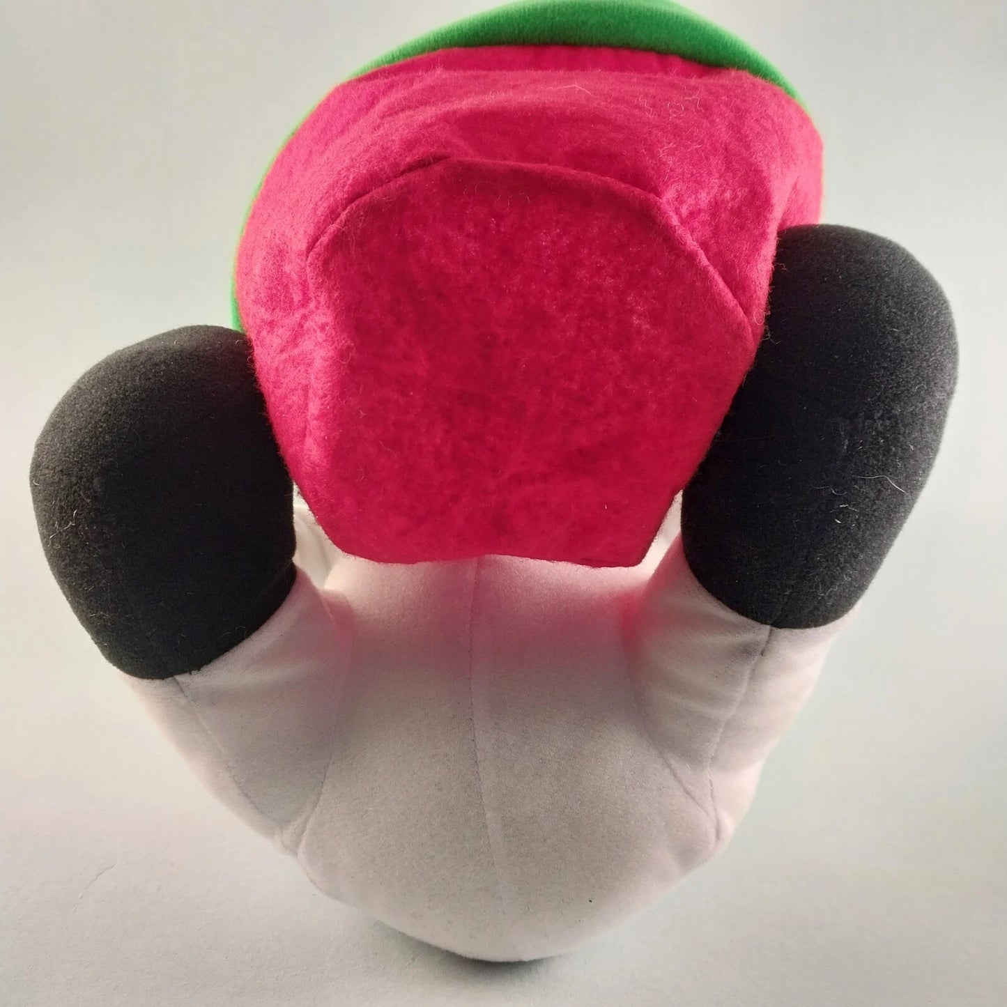 Stuffed Snowman Plush 12" with Scarf & Gift Bag Christmas Holiday Decoration Vtg