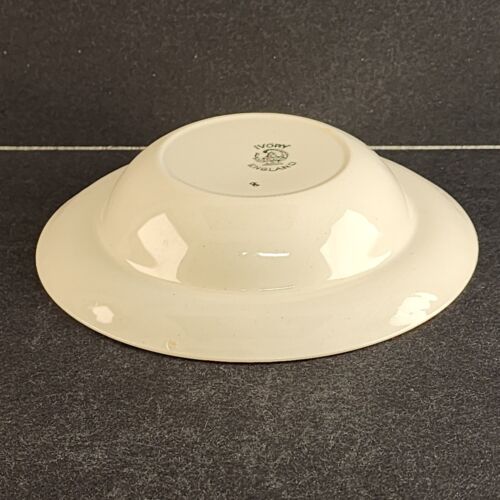 5 Pc Swinnertons Ironstone Ivory Salad Dessert Bowls Set 1930s Vintage