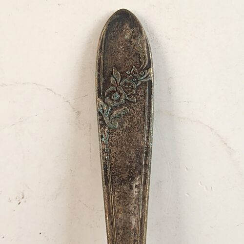 3 Baby Spoons Silver-Plate Oneida Community White Orchid Patterns