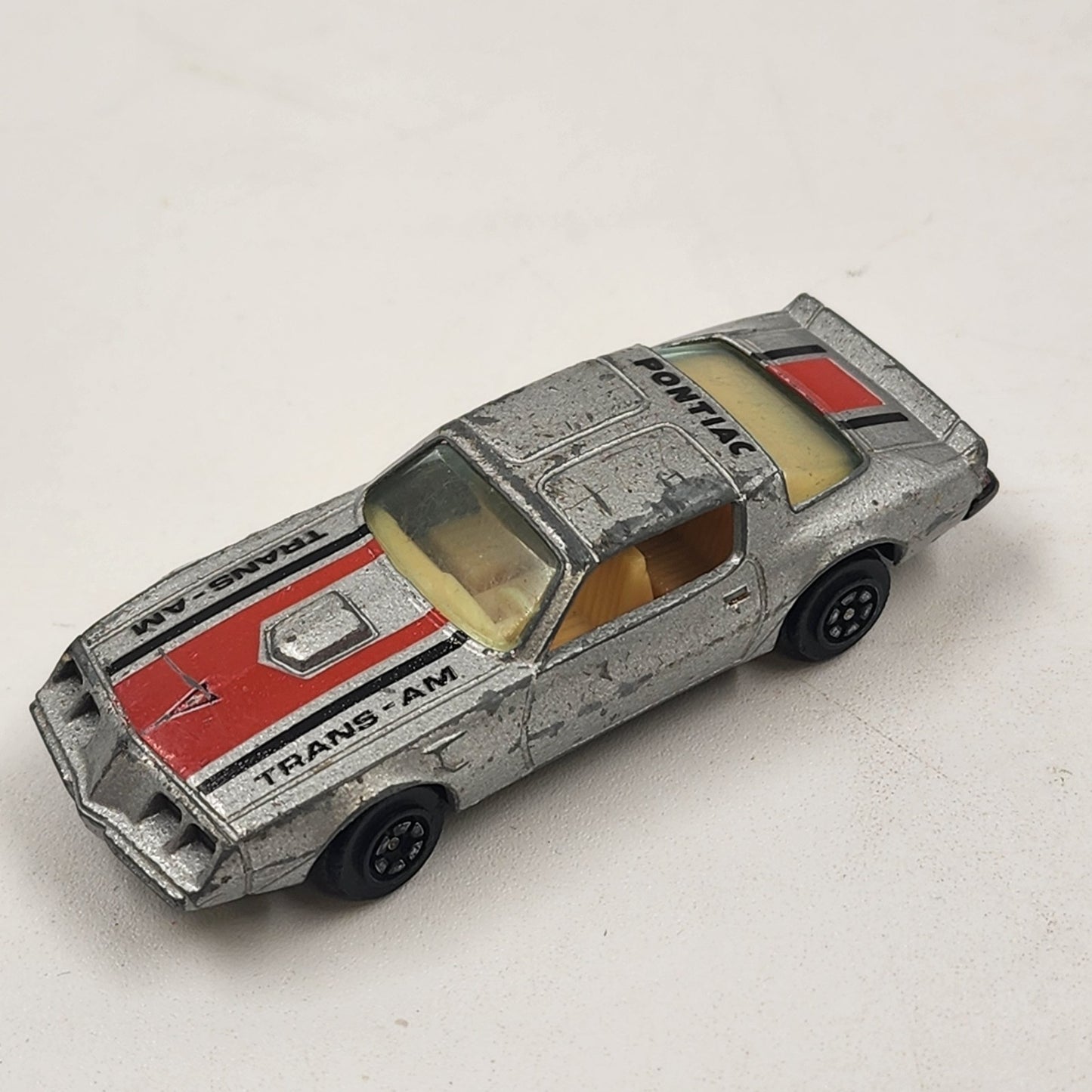 5 Yatming Diecast Cars Chevy Trans Am Pontiac Camaro Z-28 Red Seven Lotus Elite