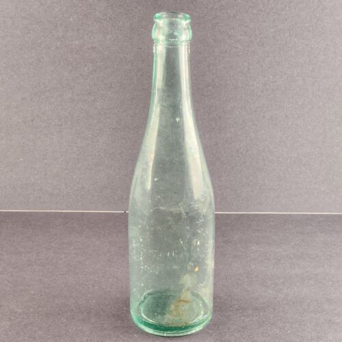 Franklin Brewing Co Columbus Ohio Green Tinted Empty Glass Beer Bottle Vintage