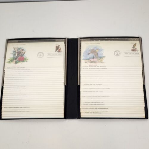 Official Birds & Flowers of Our 50 States 1st Day Cover Coll 1982 Postage Stamps