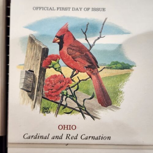 Official Birds & Flowers of Our 50 States 1st Day Cover Coll 1982 Postage Stamps