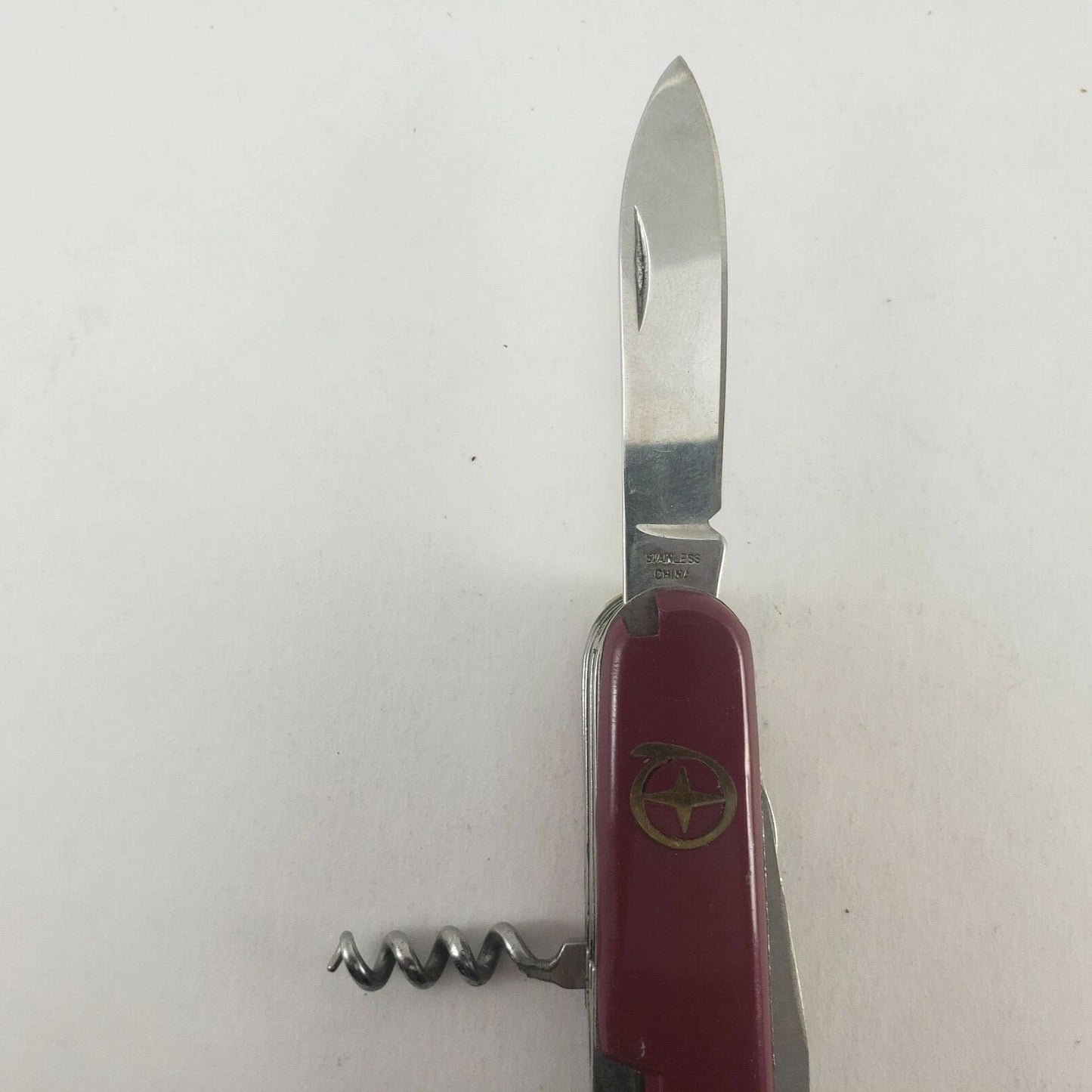 Red Army Style 12-in-1 Pocket Knife Multi Tool 3.5" Handle 2" Steel Blade China
