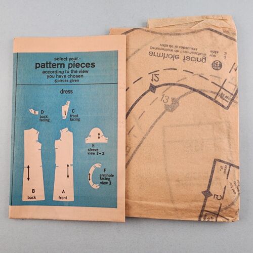 Simplicity 8702 Vintage Sewing Pattern Jiffy Misses Dress in Half-Sizes Size 18½