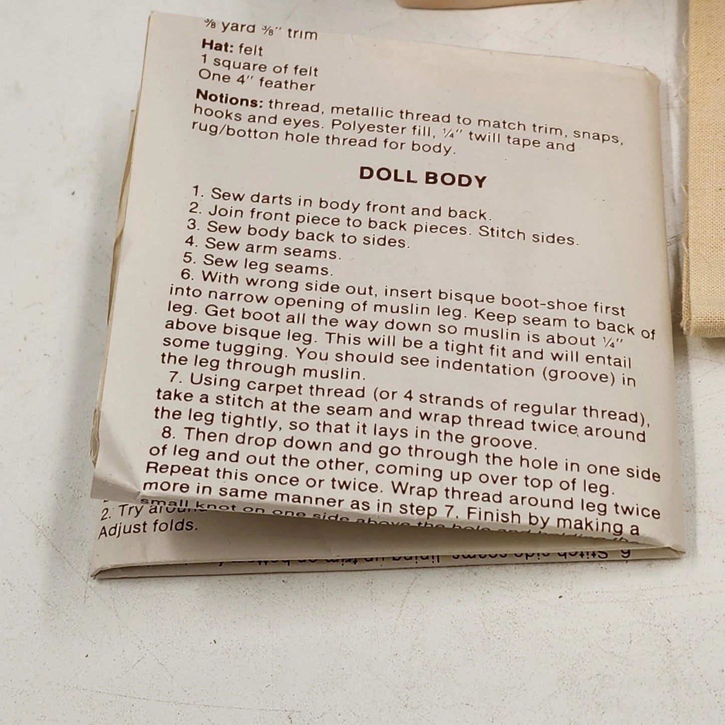 Blue Boy by Thomas Gainsborough Bisque Doll Kit Yield House w Body Parts Pattern