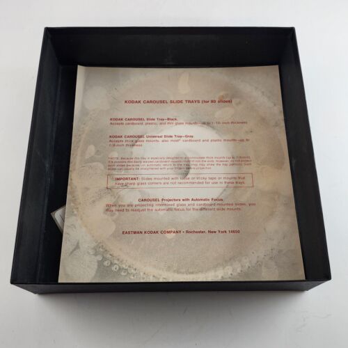 Kodak Carousel Rotary 80 Slide Tray For Slide Projectors Keystone Vintage in Box