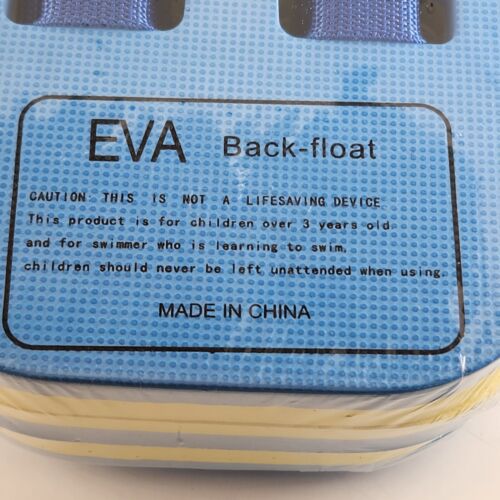 Yogaxn Back Float Swimming Aid Equipment NOS Wrapped Plastic