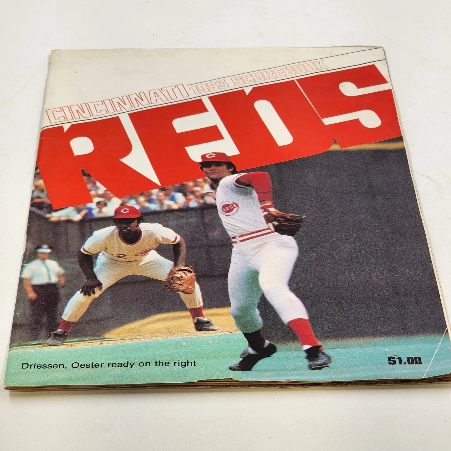 Cincinnati Reds 1983 Scorebook Program vs St Louis Cardinals Unscored