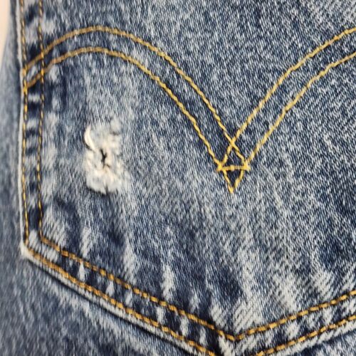 Levi's Jeans Pants Men's Size 36 x 32 Blue Loose Straight Denim 505 Distressed