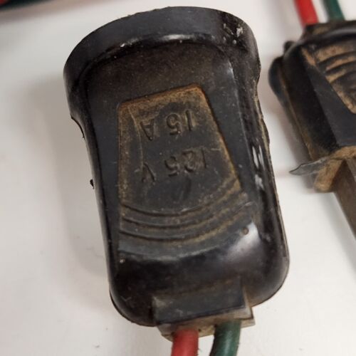 Christmas String Lights Vintage 1950's 25 Socket Including Large C9 Bulbs Works