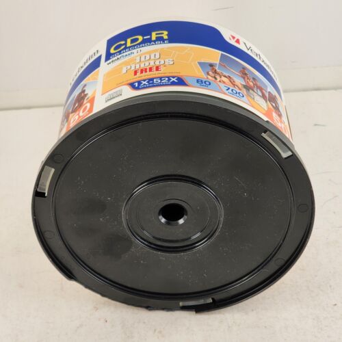 Verbatim CD-R 700mb 80 Minute 52x Recordable Disc for Data and Music 45 Pack