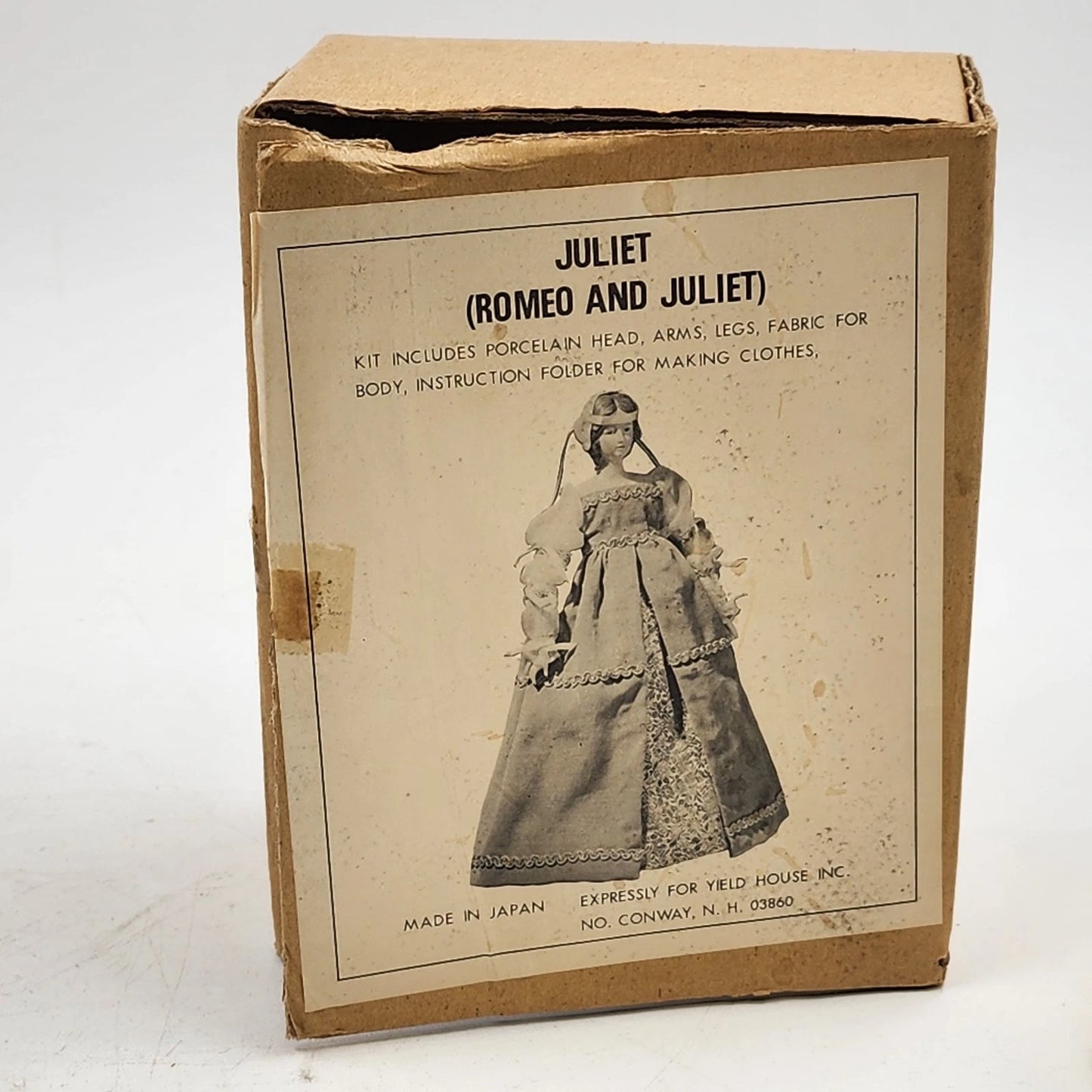 Juliet Bisque Doll Kit Yield House Includes Head Arms and Legs (Romeo & Juliet)