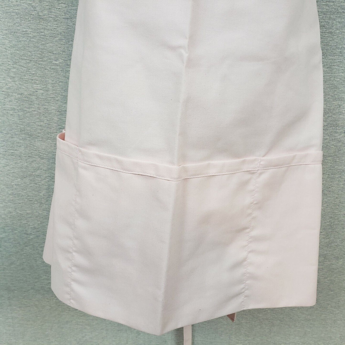 Breast Cancer Awareness Pink Ribbon Pink Bib Apron 3 Pocket 28"W x 24"L Adj Neck