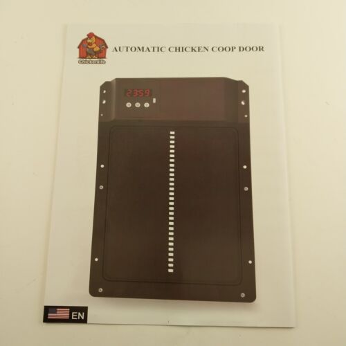 Automatic Chicken Coop Door Timer Control Battery Operated Aluminum