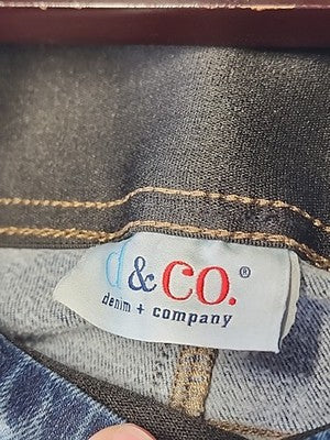 Denim & Co Women’s 18WP Jeans Canyon Retreat Dark Wash Stretch Denim Pants