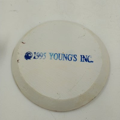 Youngs Inc Mini Tea Set 1995 Collectible Vintage Fruit Border Plate 5.25"
