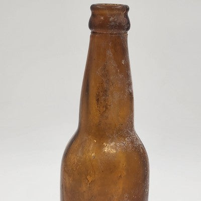 Consumers Brewery Co Newark OH Embossed Amber Beer Bottle 10" Vintage 1870s