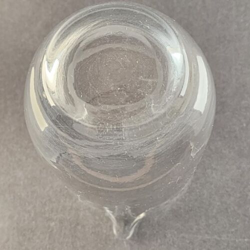 Pour Spout Carafe for Cocktails Martinis Barware Clear Glass No Pattern 6"