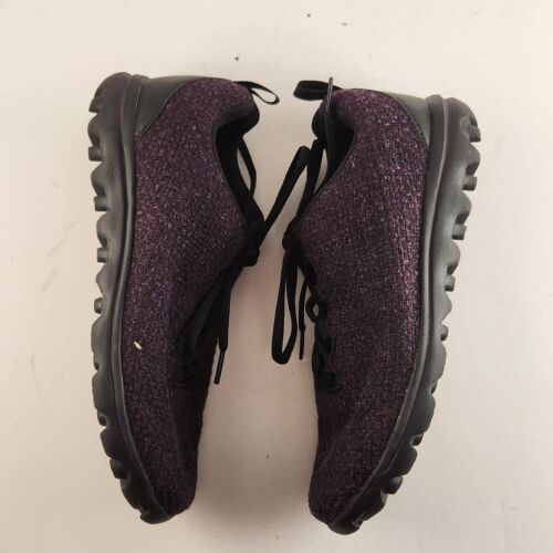 Propet Travelactiv Sneakers Size 8 Purple Wool Uppers and Black Rubber Soles