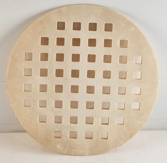 Vintage Criss-Cross Pie Top Cutter Lattice Tool for Pie Crust 10"
