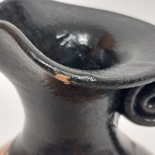 Handmade Red Figure Greek Pottery Pitcher Copy of Classic Period 430-360 BC 5"