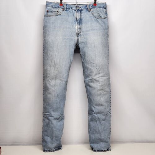 Levi's 550 Men's Jeans Faded Blue 38x34 Relaxed Fit Straight Leg Medium Rise