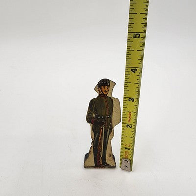 MARX Kings Royal Rifle Corps No.10 Tin Litho Army Soldier Flat Toy Figure 1930s