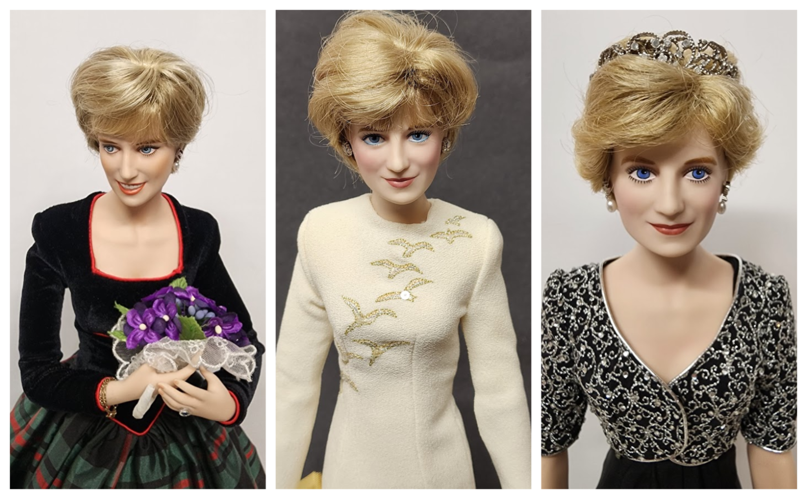 The Franklin Mint Diana Princess of Wales Porcelain Portrait Doll Vari BackRoadPicking