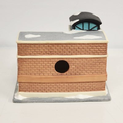 Christmas Village Ceramic Collectable Marsh Supermarket Pharmacy Vtg NO CORD