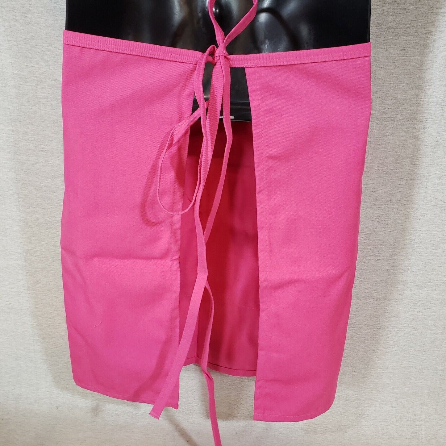 Fame Fabrics Raspberry Half Bistro Waist Server Apron F28 – 3 Pockets 19"x28"