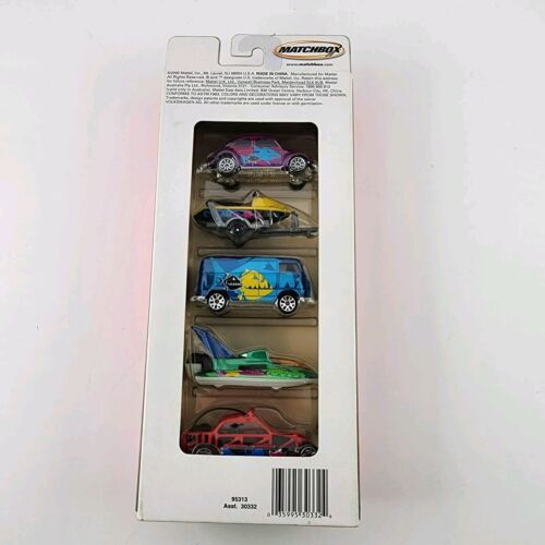 Matchbox Wings 'n Water Diecast 5 pack gift set 2000 Mattel Wheels New VW Bug