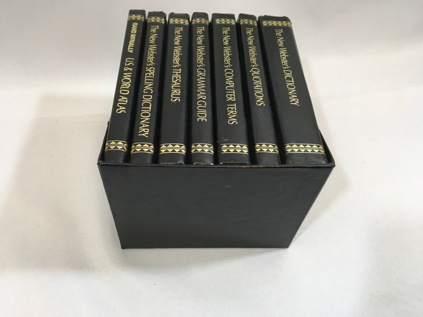 Websters Library of Practical Information Book Set In Case 7 Small Books 1990